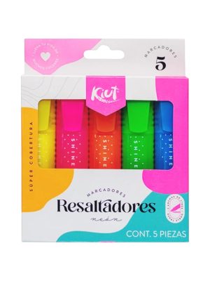 Resaltadores Kiut Neon x5und