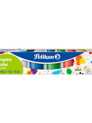 Tempera escolar Pelikan x6und