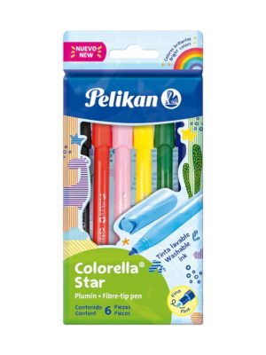 Plumones Colorella Star Pelikan x6und