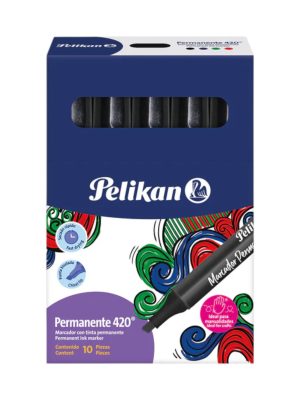 Marcador permanente Pelikan 420° Negro xund