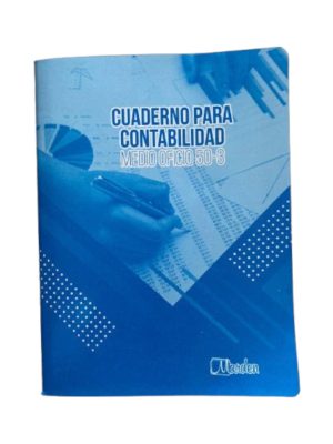 Cuaderno Contable 50-3 Oficio Marden