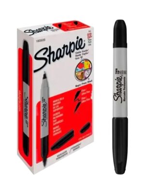 Marcador Berol Sharpie doble punta permanente  x unidad