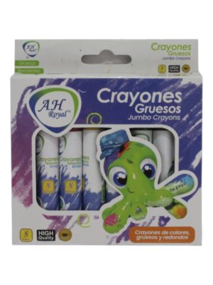 Crayones AH royal x12und colores gruesos