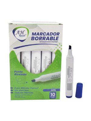 Marcador AH Royal borrable biselado x unidad