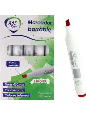 Marcador AH Royal borrable biselado x unidad