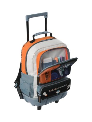 Maleta para Niño con ruedas Gemini Mediano Naranja 0G7