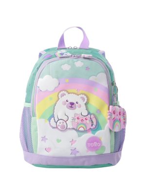 Morral + Libro Para Colorear Little Magic para Niña Pequeño Azul 8FL